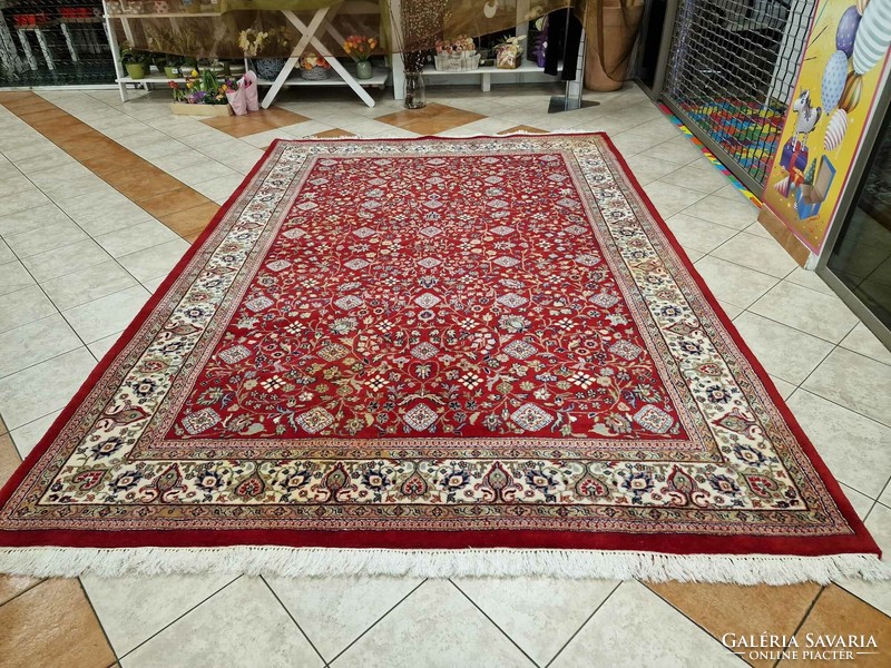 Huge Isfahan hand-knotted 250x350 cm wool Persian rug ep01