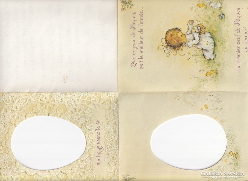 H:48 Húsvéti dombornyomott boríték Üdvözlő képeslap