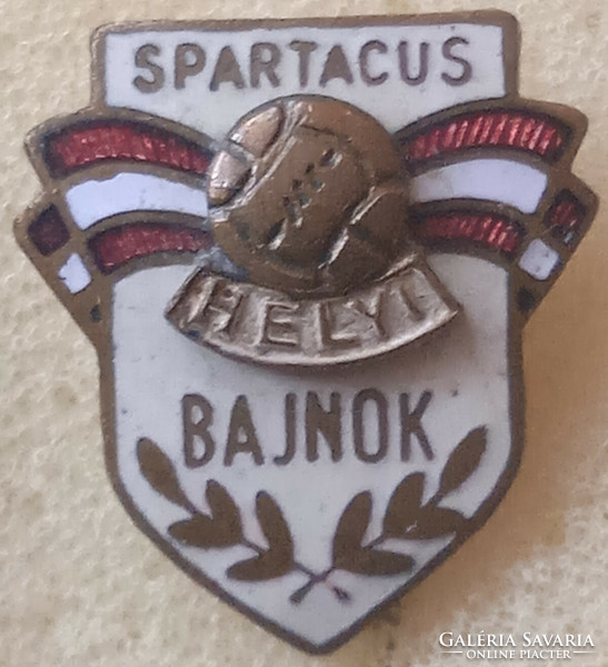 Spartacus local champion sports badge