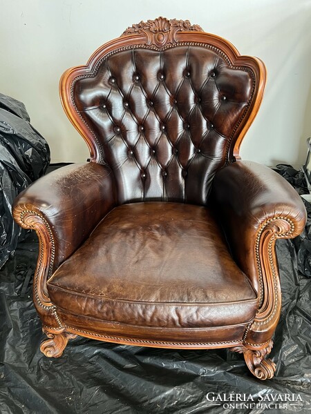 Chesterfield armchair