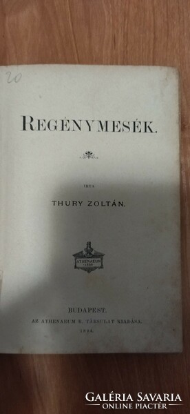 Thury Zoltán - Regénymesék 1894