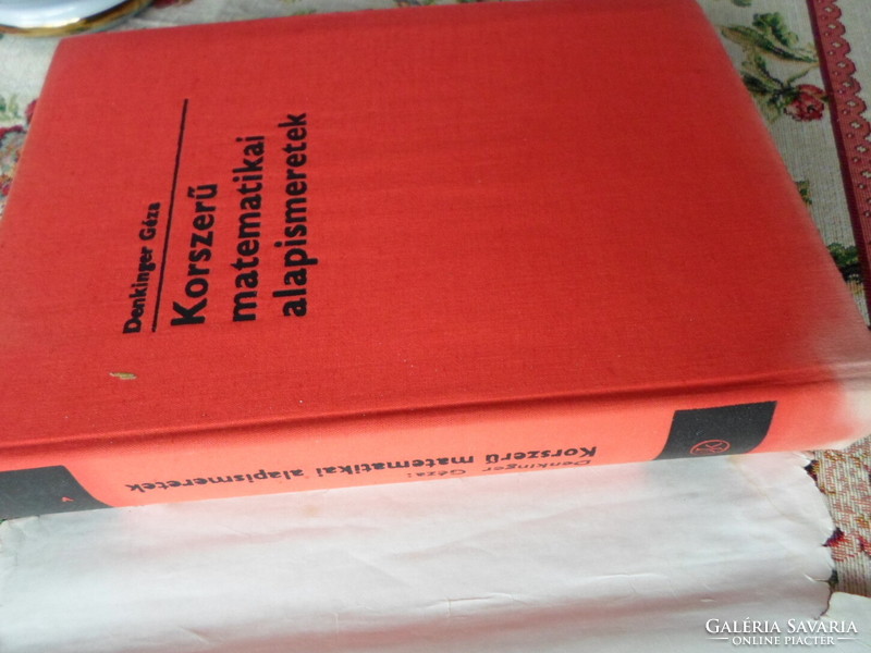 Denkinger Géza: Korszerű matematikai alapismeretek (Közgazdasági és Jogi Könyvkiadó, 1977)