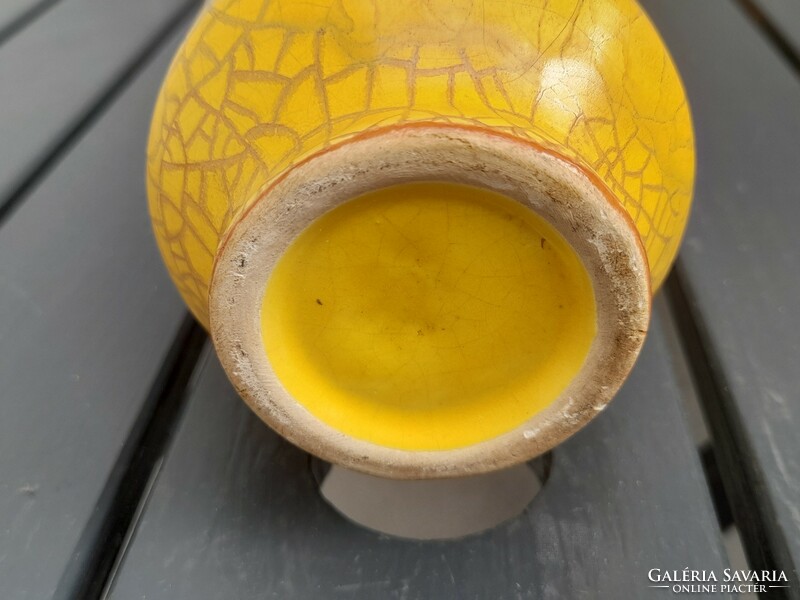 HUF 1 rare yellow gorka gauze ceramic vase