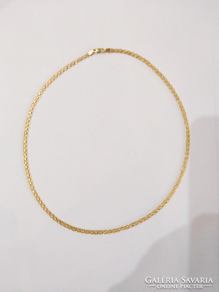 14 Karat gold 4.09g multi-line necklace (no.: 24/88.)
