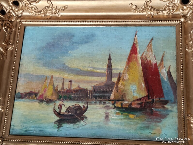 Venice painting (Kozma Gyula)