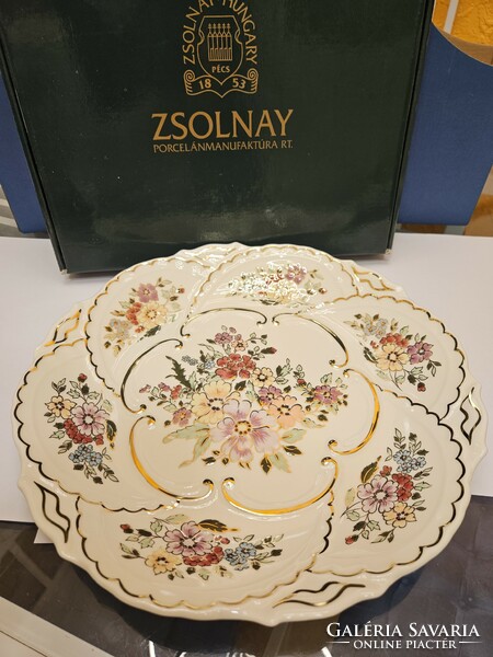 Zsolnay 30 cm falitányér