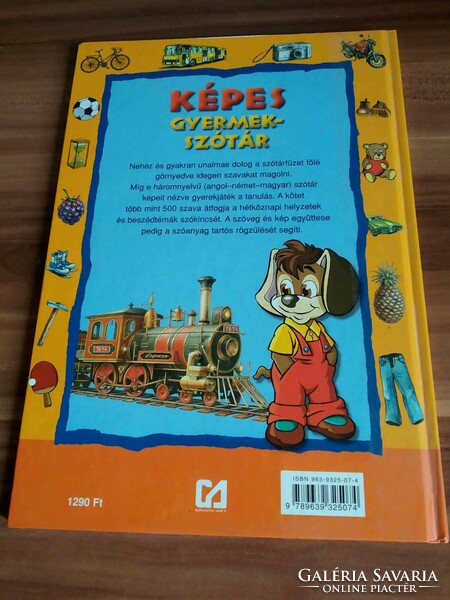 Capable children's dictionary, English-German-Hungarian, 2000