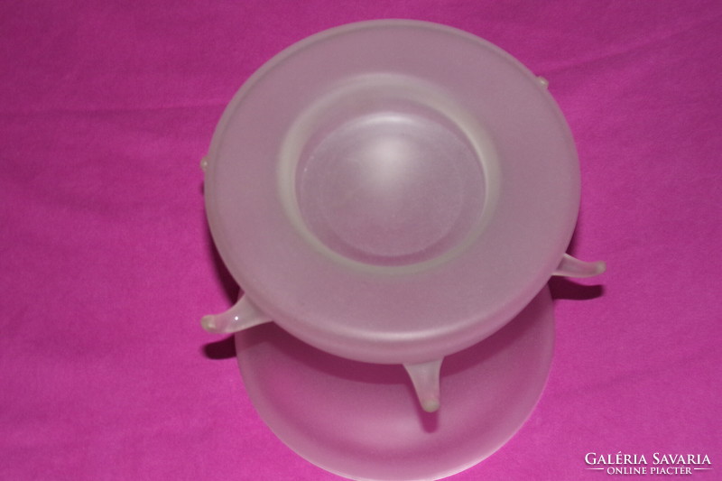 Glass bowl set base 17x17 cm