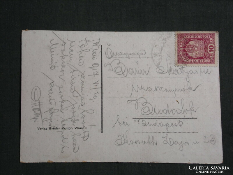 Képeslap, Postcard, Ausztria, Wien, Bécs, parlament