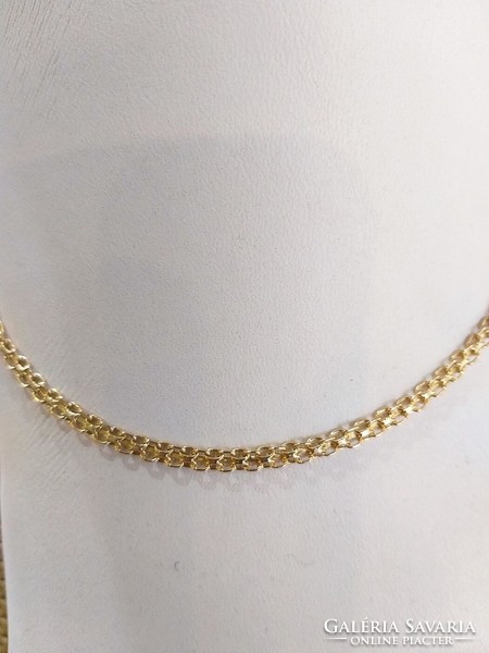 14 Karat gold 4.09g multi-line necklace (no.: 24/88.)