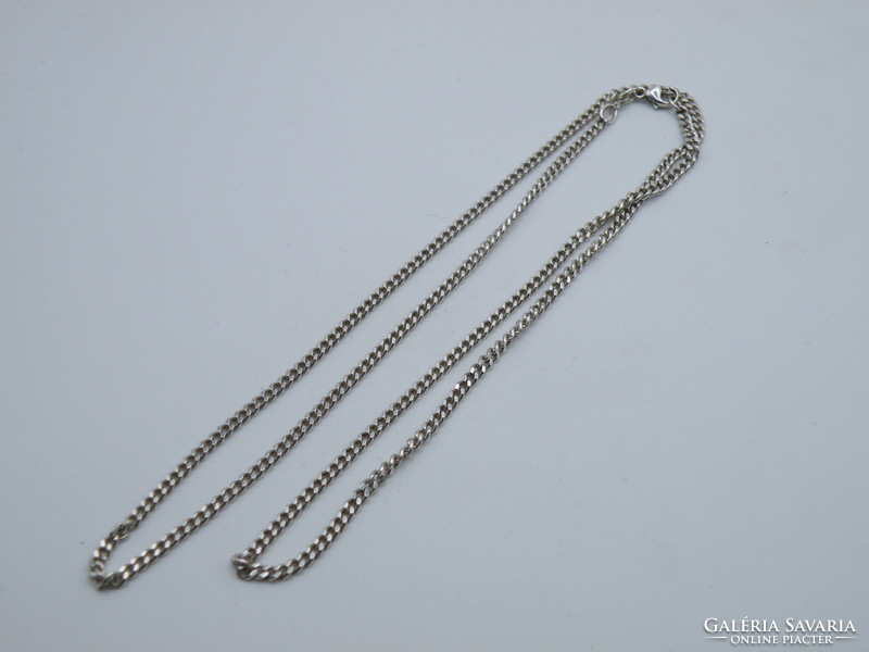 Uk0317 60 cm long silver necklace 925