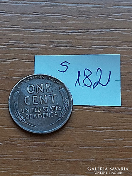 USA 1 CENT 1946 S San Francisco, Kalászos penny, Lincoln, Sárgaréz  S182