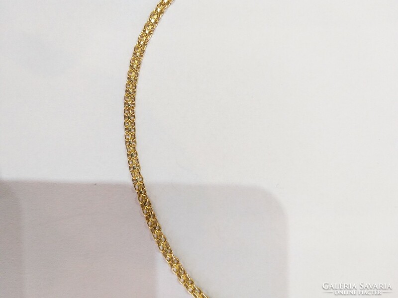 14 Karat gold 4.09g multi-line necklace (no.: 24/88.)
