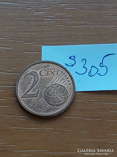 NÉMETORSZÁG 2 EURO CENT 2003 / J, Tölgyfa levelek, Acél réz bevonattal  S305