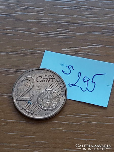 AUSZTRIA 2 EURO CENT 2005  Havasi gyopár, Acél réz bevonattal S295