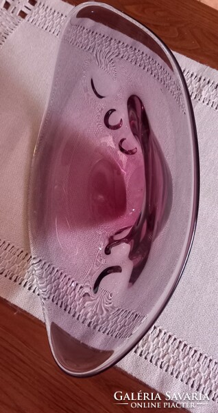 Bohemia smoky purple serving plate