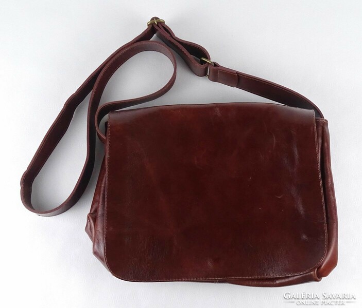 1Q607 women's brown leather bag women's bag shoulder bag