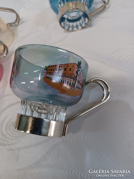 Venetian glass glass set