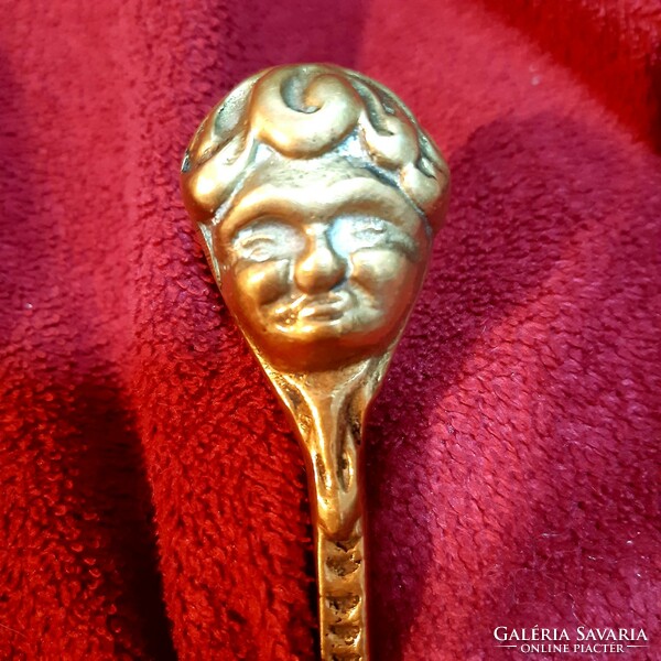 1800 ' S antique old rare brass hand carved/ antique candle tap