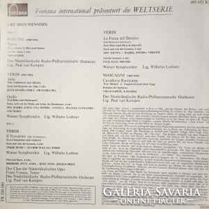 Gré Brouwenstijn - Arien Aus Tosca - Aida - Otello - Il Trovatore - La Forza del Destino - (LP)