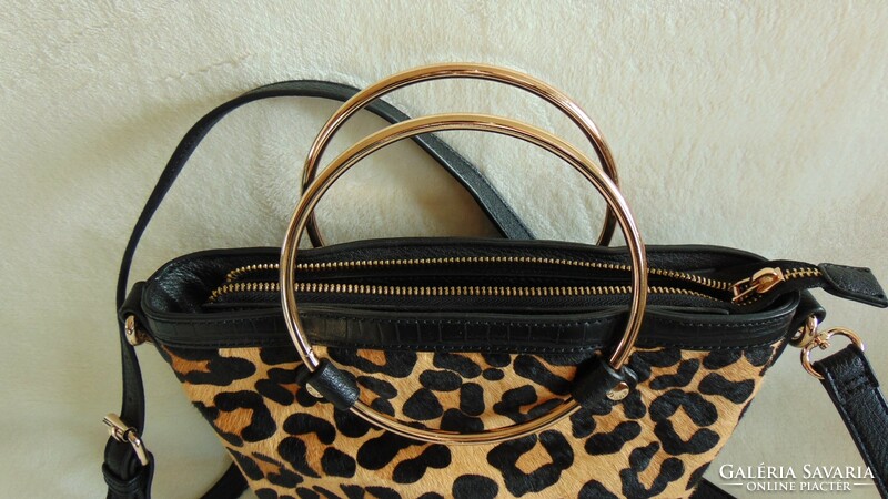 DUNE London leopárd mintás női táska/válltáska/alkalmi táska