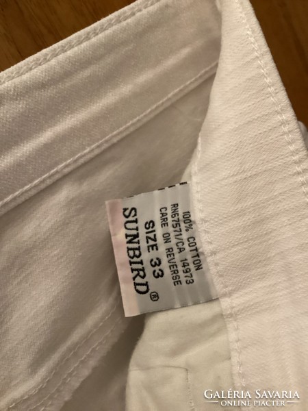 White trousers size 33