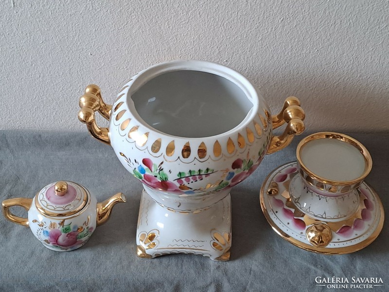 Beautiful, flawless! Retro Russian / Soviet porcelain samovar