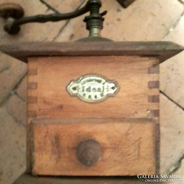 Antique leinbrock ideal coffee grinder coffee grinder drawer manual grinder - art@decoration