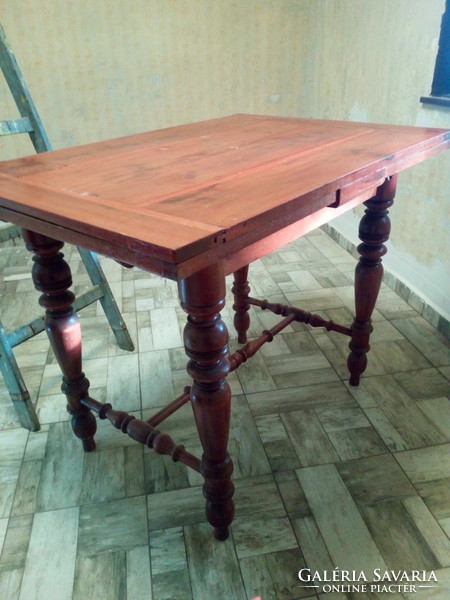 Old tin German style table