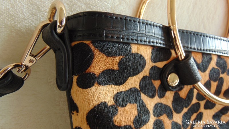 DUNE London leopárd mintás női táska/válltáska/alkalmi táska