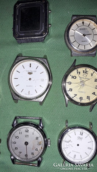 Antique old and newer watches, watch parts - watches, dials, cases - together according to the pictures 5.