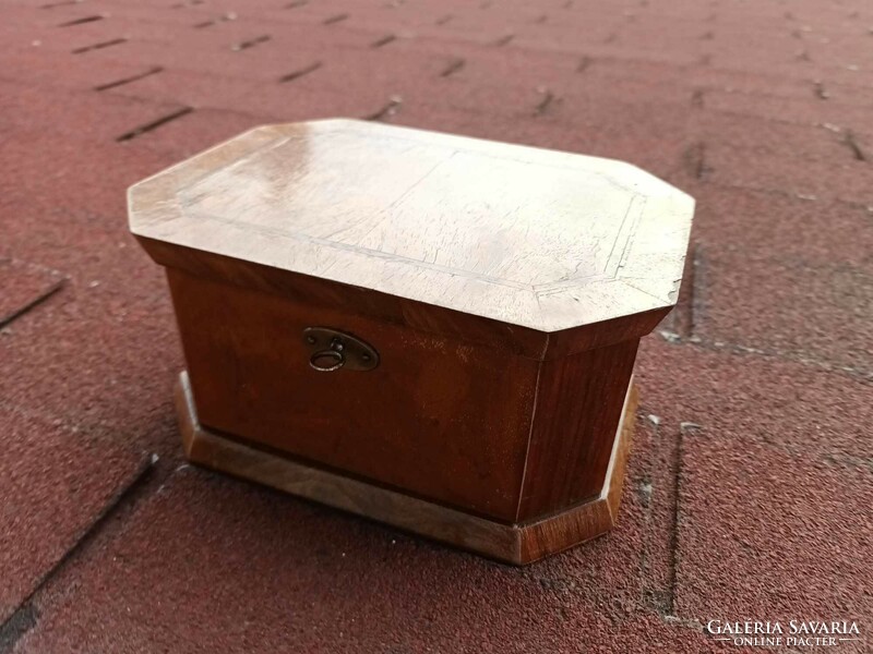 Biedermeier wooden key box - wooden box