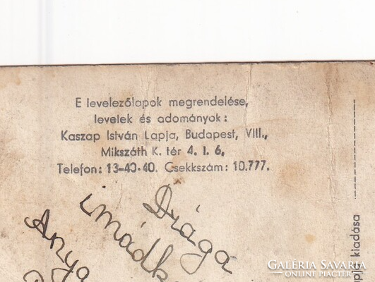 H:78 2db Vallásos Üdvözlő  képeslap postatiszta