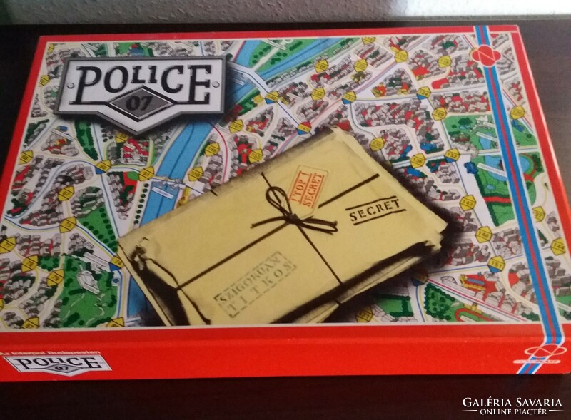 Police 07 (az Interpol Budapesten) társasjáték 1986 - Ritka!