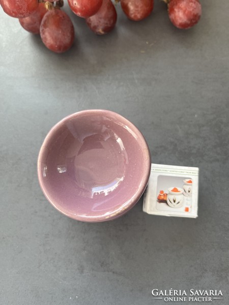 Purple ceramic small vaporizer with lavender wax