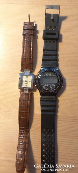 2 retro watches in one