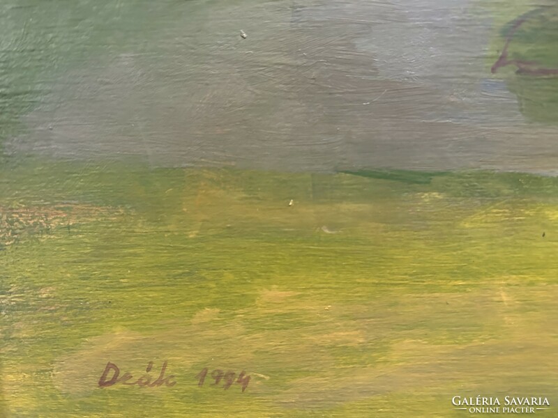 Deák Ilona (1943-) Tükröződés c.Festménye