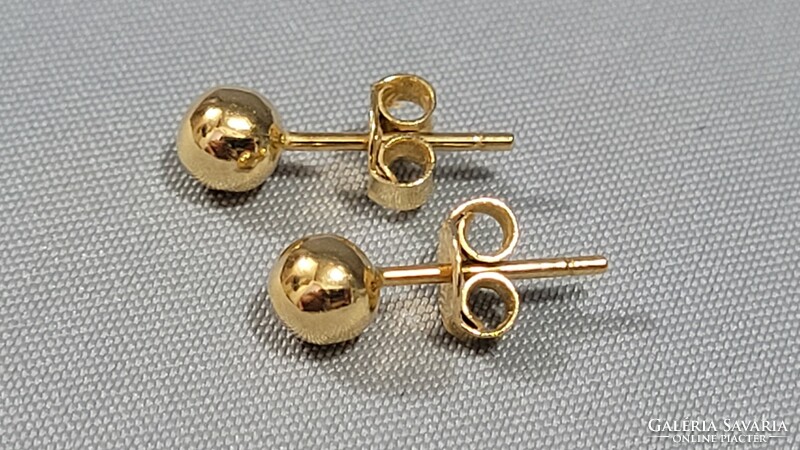 14 K gold unisex earrings 1.11 g