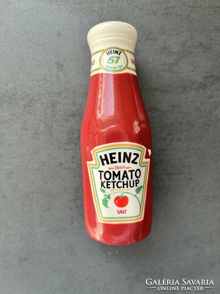 Heinz ketchup ceramic salt shaker - advertising item
