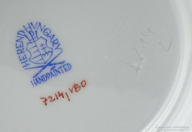 1Q665 Viktória mintás VBO Herendi porcelán kaspó