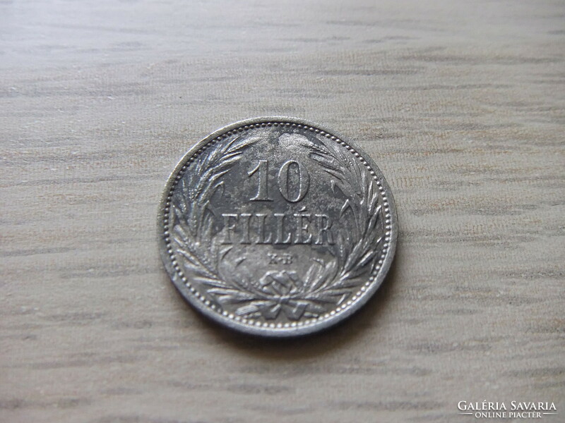 10  Fillér  1909      Magyarország