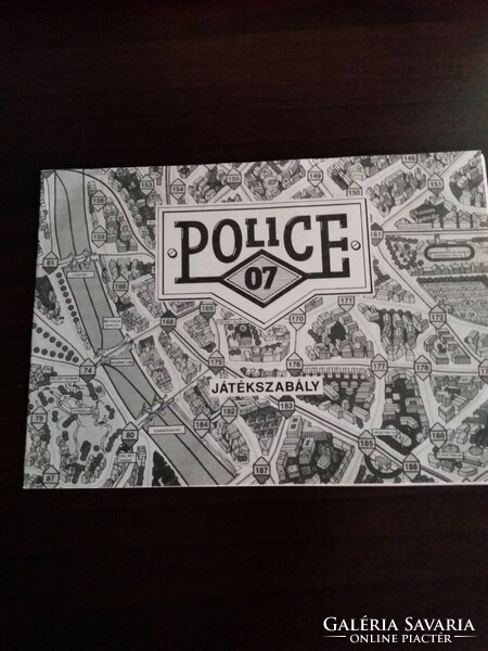 Police 07 (az Interpol Budapesten) társasjáték 1986 - Ritka!