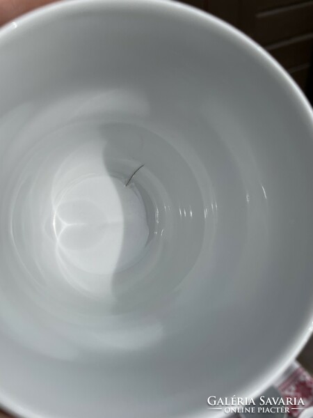 Kahla porcelain cup set with fruit pattern