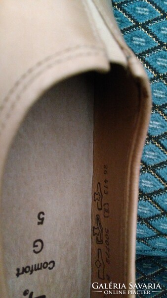 Női 38-as "G" (normál) szélességű könnyű bőrcipő kiváló minőségű bőr - nem használt