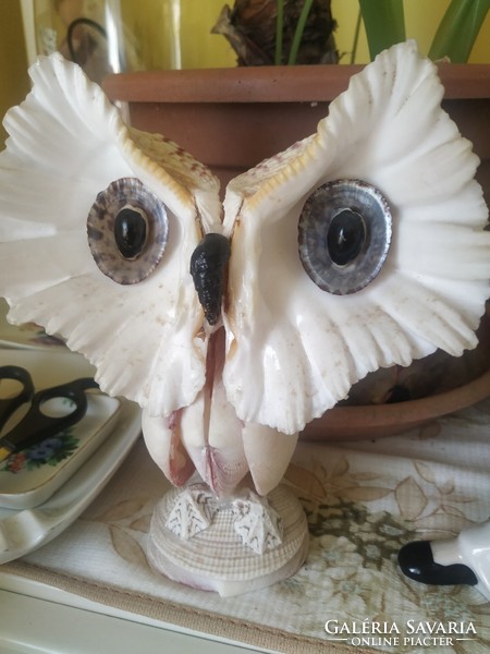 Sale! Action! Porcelain clown, shell owl for sale!