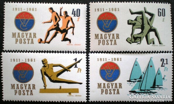 S1830-3 / 1961 Vasa Sportklub I. bélyegsor postatiszta