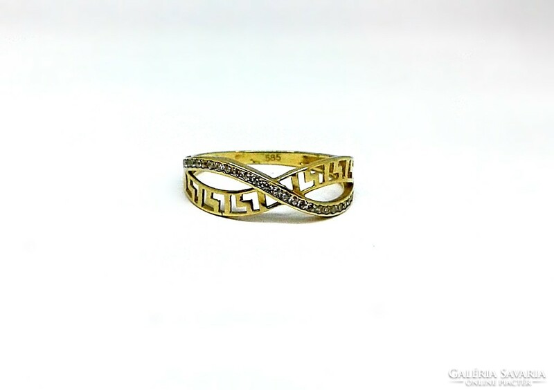 Köves arany gyűrű (ZAL-Au123630)