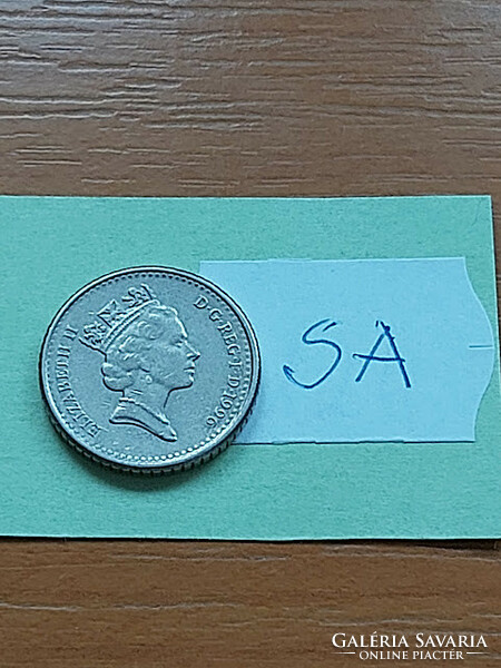 English England 5 pence 1996 copper-nickel, ii. Queen Elizabeth sa