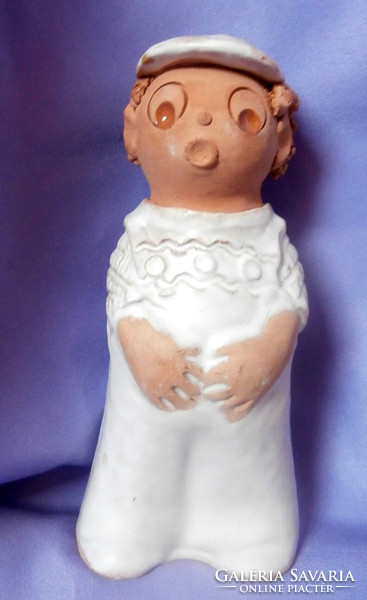 Ask - Antalfiné Sainte Katalin - charming little boy ceramics - art&decoration