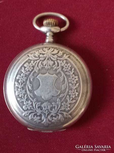 Antique flawless János brauswetter silver men's pocket watch